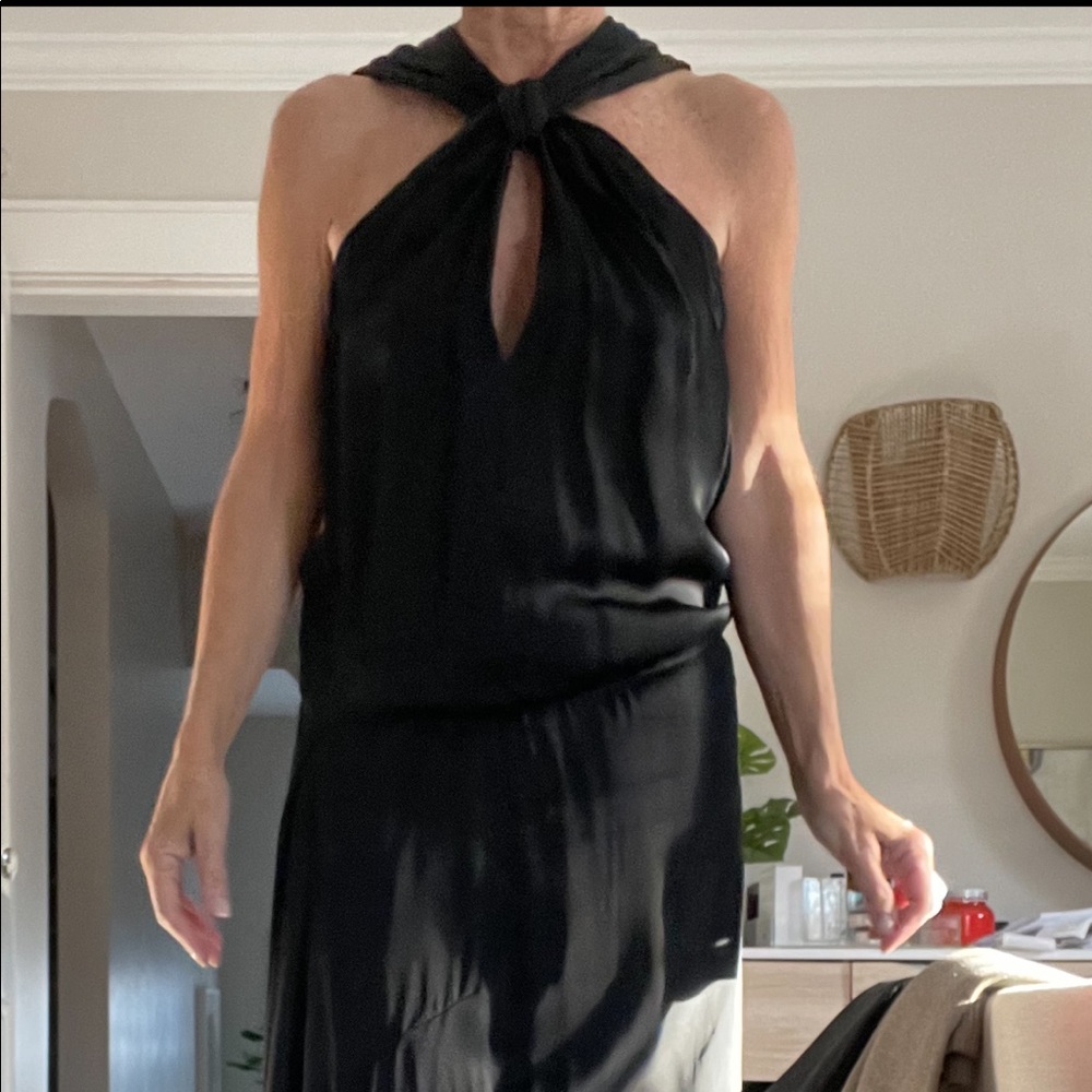 Prada Italy black tie evening dress